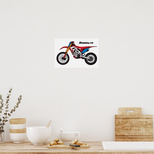 Motorrad Poster (Küche)