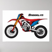 Motorrad Poster (Vorne)