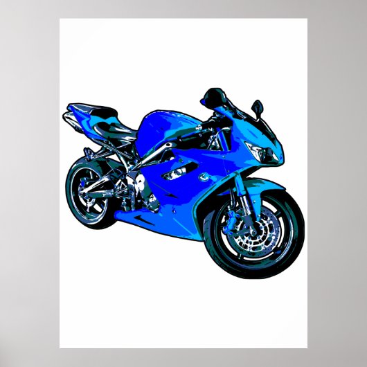 Motorrad Poster (Vorne)