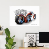 Motorrad Poster (Heimbüro)