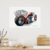 Motorrad Poster (Küche)