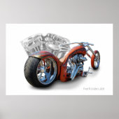 Motorrad Poster (Vorne)