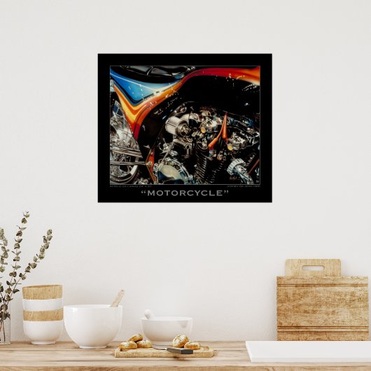 Motorrad Poster (Küche)