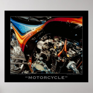 Motorrad Poster