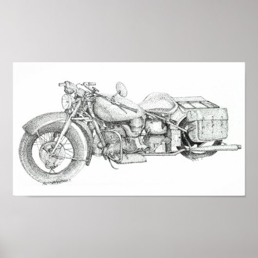 Motorrad Poster (Vorne)