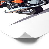 Motorrad Poster (Ecke)