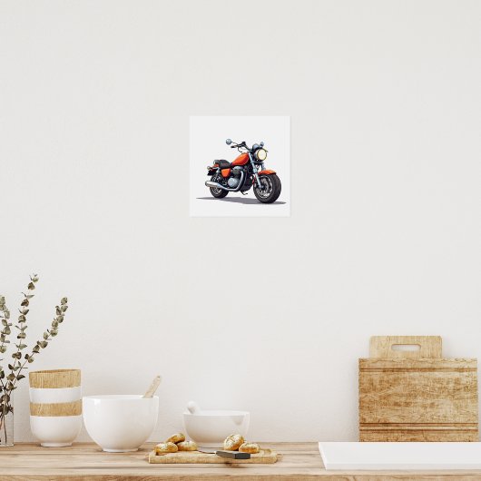 Motorrad Poster (Küche)