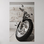Motorrad-Poster Poster (Vorne)