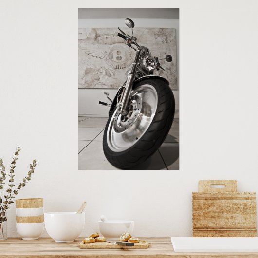 Motorrad-Poster Poster (Küche)