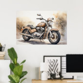 Motorrad-Poster Poster (Heimbüro)