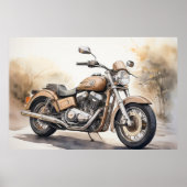 Motorrad-Poster Poster (Vorne)