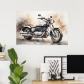 Motorrad-Poster Poster (Heimbüro)