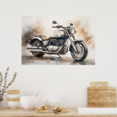 Motorrad-Poster Poster (Küche)