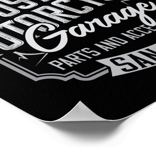 Motorrad-Poster Poster (Ecke)