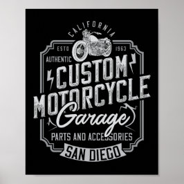 Motorrad-Poster Poster