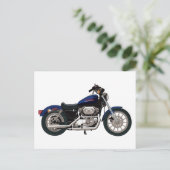 Motorrad Postkarte (Stehend Vorderseite)