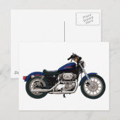 Motorrad Postkarte (Vorne/Hinten)