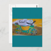 Motorrad Postkarte (Vorne/Hinten)