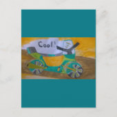 Motorrad Postkarte (Vorderseite)