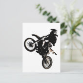 Motorrad Postkarte (Stehend Vorderseite)