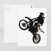 Motorrad Postkarte (Vorne/Hinten)