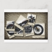 Motorrad Postkarte (Vorderseite)