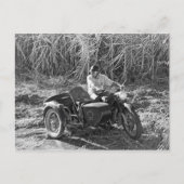 Motorrad Postkarte (Vorderseite)