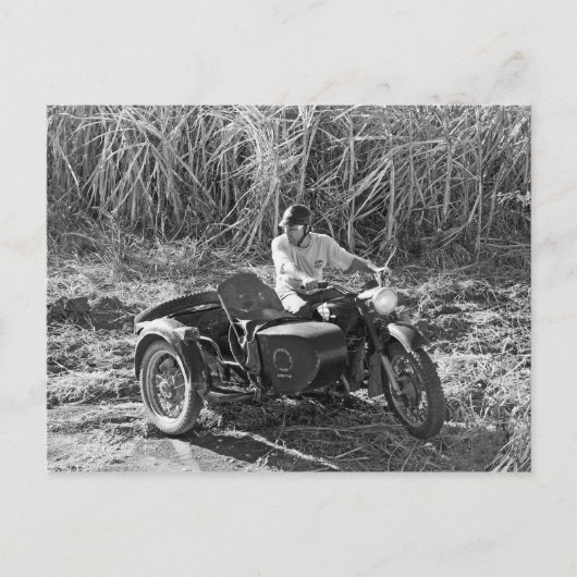 Motorrad Postkarte (Vorderseite)