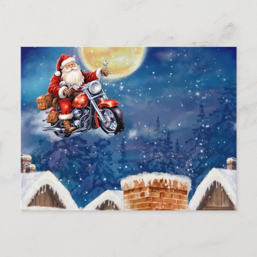 Motorrad Postkarte (Vorderseite)
