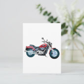 Motorrad Postkarte (Stehend Vorderseite)