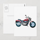 Motorrad Postkarte (Vorne/Hinten)