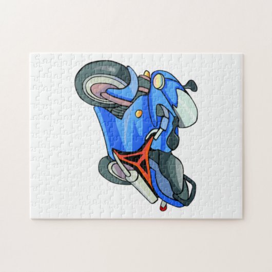Motorrad Puzzle (Horizontal)