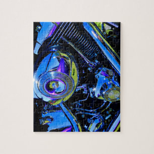 Motorrad-Puzzlespiel Puzzle