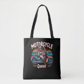 Motorrad Queen Nice Biker Girl Geschenk Motorradfa Tasche (Vorderseite)