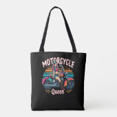Motorrad Queen Nice Biker Girl Geschenk Motorradfa Tasche (Rückseite)