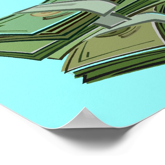 Motorrad-Racing Funny Poster-Zeichen Poster (Ecke)