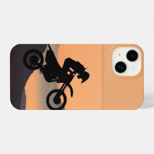 Motorrad-Racing iPhone Hülle (Rückseite (Horizontal))