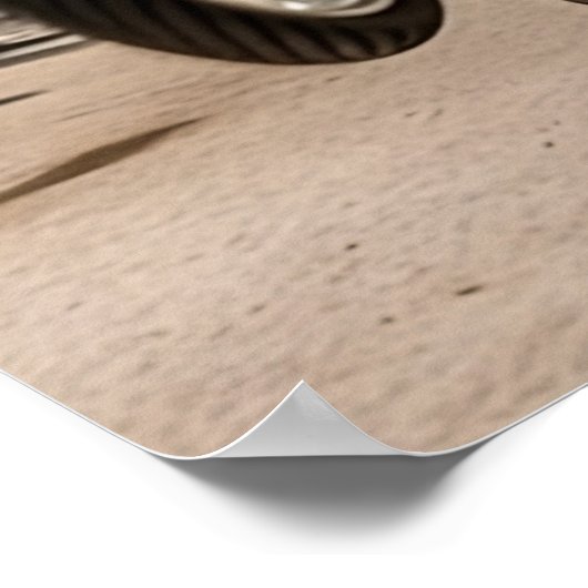 Motorrad Racing Nun Poster (Ecke)