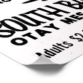 Motorrad Racing South Bay Speedway Otay Mesa Poster (Ecke)