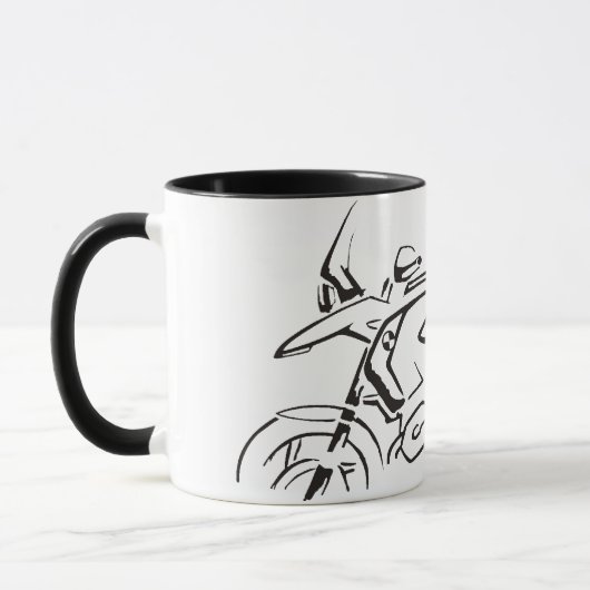 Motorrad-Racing Street Bike Tasse (Links)