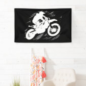 Motorrad-Rennen in Motocross Banner (Insitu)