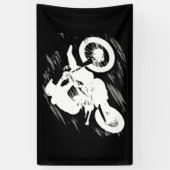 Motorrad-Rennen in Motocross Banner (Vertikal)