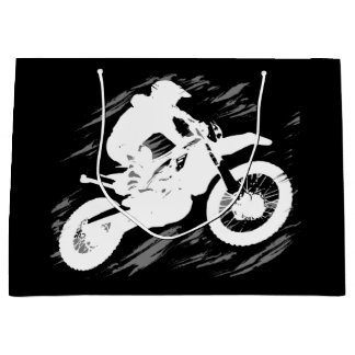 Motorrad-Rennen in Motocross Große Geschenktüte