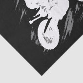 Motorrad-Rennen in Motocross Seidenpapier (Ausschnitt)