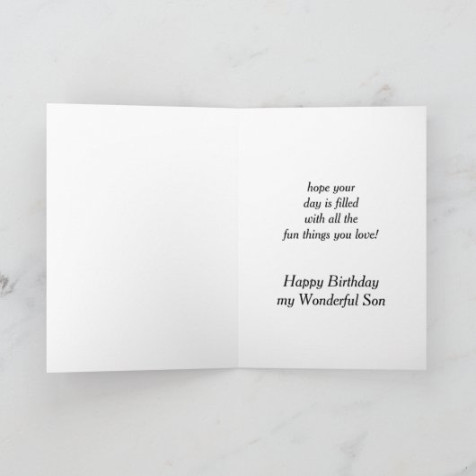 Motorrad-Rennsport Karte (Innenseite)