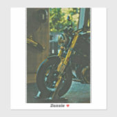 Motorrad-Retro-Geschenk Aufkleber (Blatt)