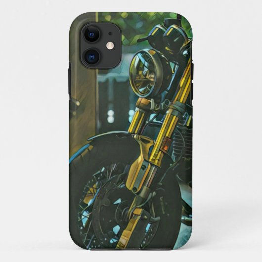 Motorrad-Retro-Geschenk Case-Mate iPhone Hülle (Rückseite)