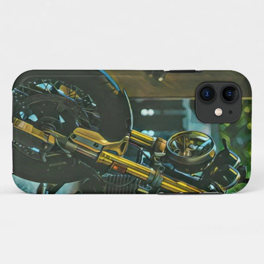 Motorrad-Retro-Geschenk Case-Mate iPhone Hülle (Rückseite (Horizontal))