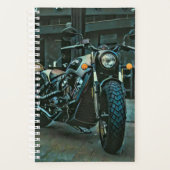 Motorrad-Retro-Geschenk Planer (Vorderseite)