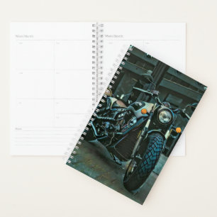 Motorrad-Retro-Geschenk Planer